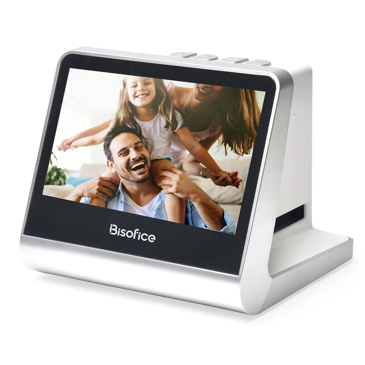 Bisofice Film and Slide Scanner 5'' LCD Screen for 135 Film/126KPK /110 Film/Super8/ Monochrome/Slide to Digital JPEG Photos