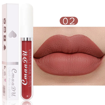 1/3pcs Matte Lipstick Set Liquid Waterproof Velvet Sexy Red Lip Gloss Kit Makeup Lasting Non-stick Cup Lip Tint Beauty Cosmetics