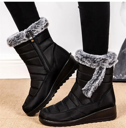 Women's Boots Snow Fashion Shoes Woman Waterproof Shoes Women 2025 Trend Ankle Boots Platform Botas Mujer Boots For Women