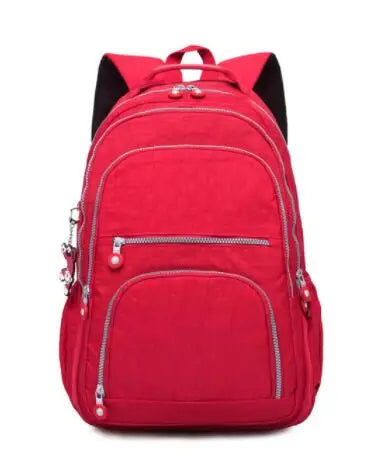 Mochila Feminina School Backpack for Teenage Girl 2025 Travel Back Packs Bag Women Nylon Waterproof Laptop Bagpack
