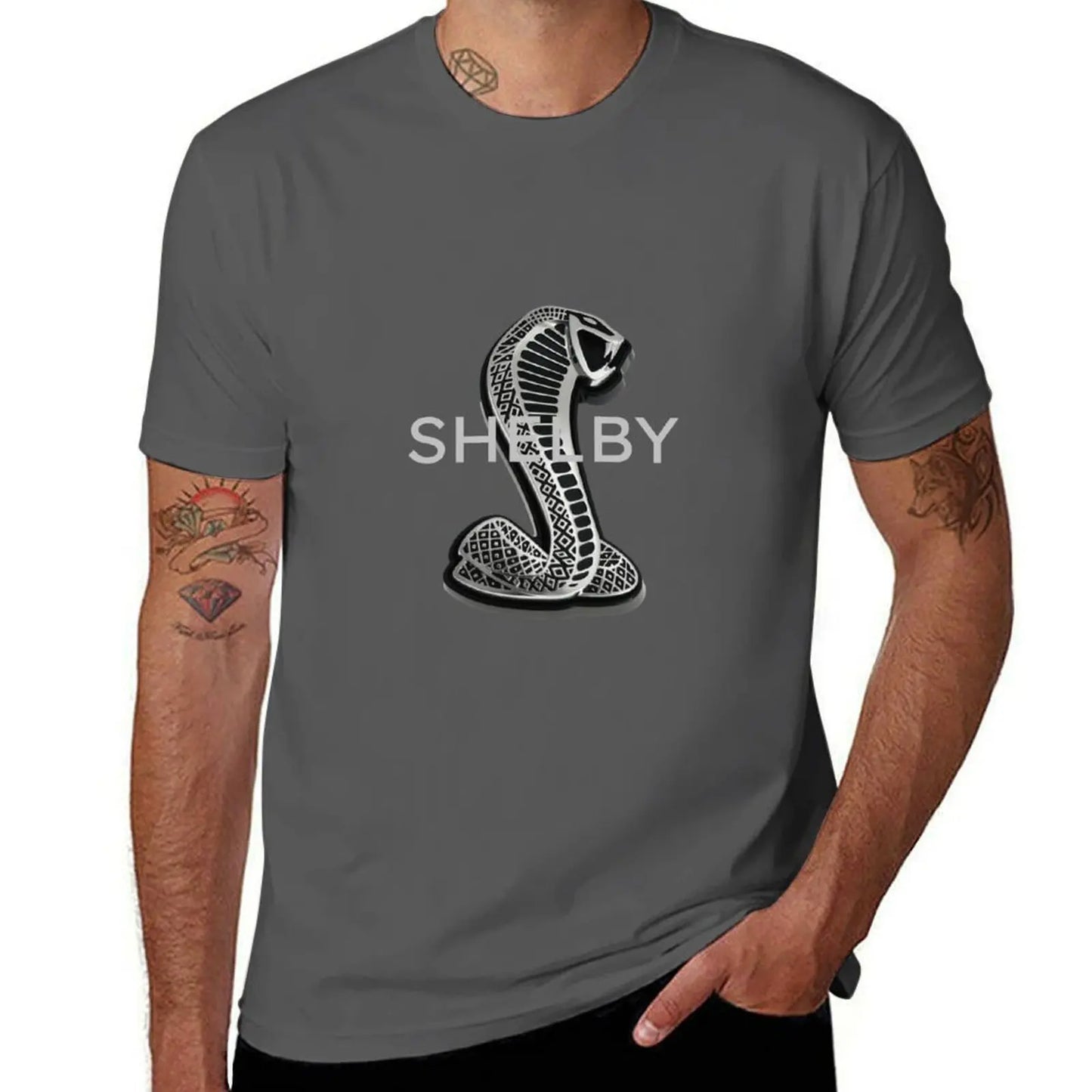 SHELBY COBRA LOGO T-SHIRTS MUG SHELBY GT 500 350 T-Shirt t shirt man casual t shirt man plain T-Shirt