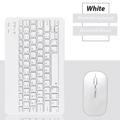 New 10-inch mobile phone pad universal wireless Bluetooth keyboard mouse mute control keyboard convenient mini  mouse keyboard