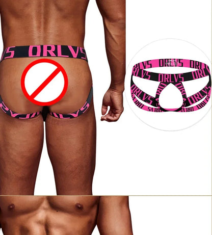 Men's panties thong letter belt double thong sports empty men's T-pants DZ13