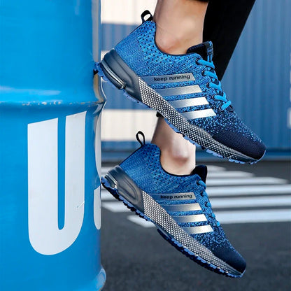 New men's women's flying mesh surface spring summer breathable casual sports shoes flat vulcanized couple running big size48