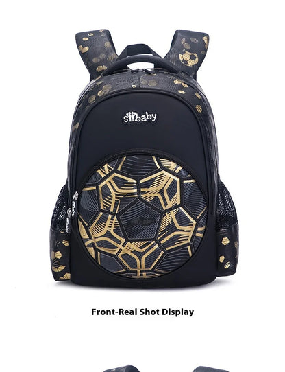 Football School Bags for Boys Shoulder Backpack Bagutte Children Spinal Protection Light Big Capacity Waterproof Backpack Kids