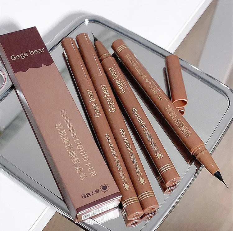 GEGE BEAR Precision Tip Fast Driving Quick Draw Liquid Eyeliner Pen Daily Use Waterproof Smudge Proof Long Last Eyeliner Pencil
