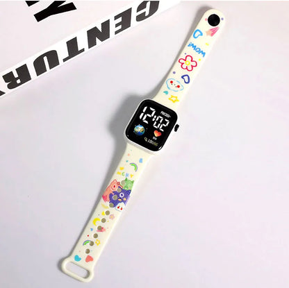 New Stitch Children Watches Girls Reloj Inteligente Para Niños Niña Reloj Hello Kitty Digital Watch Women Relógio Infantil