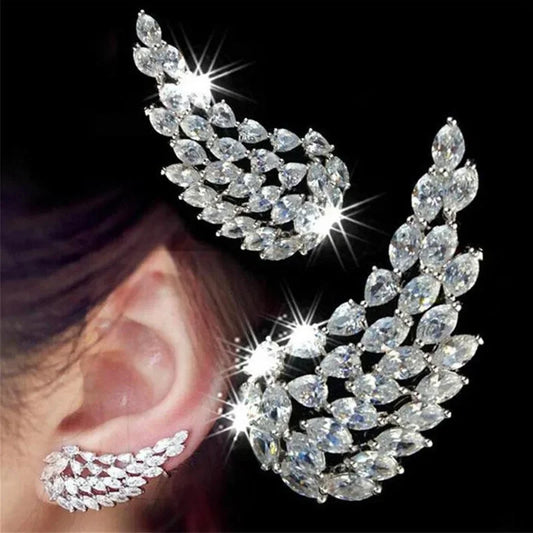 Moonso Arrival Fashion Angel Wings Earings for Women Anniversary Gift Jewelry Wholesale E7351