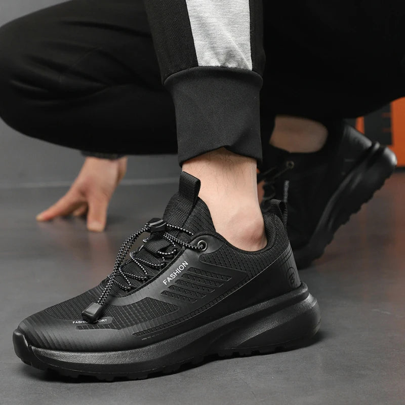 Men Sports Shoe Outsole Solid Colour Male Footwear Unisex Outdoor Sneakers Casual Man Shoes 2025 Winter New Fashion Anti Slip