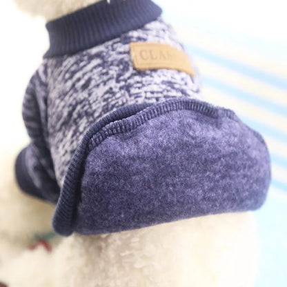 Dog Clothes For Small Dogs Soft Pet Dog Sweater Clothing For Dog Winter Chihuahua Clothes Classic Pet Outfit Ropa Perro 20-22S1