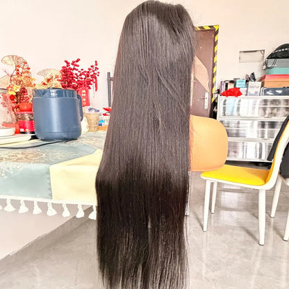 Vietnamese Raw 13X4 Lace Front Wigs For Black Women Remy 30 40 Inch Pre Plucked Bone Straight Human Hair Wigs 13X6 Hd Lace Frontal Wigs