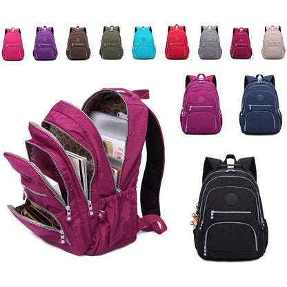 Mochila Feminina School Backpack for Teenage Girl 2025 Travel Back Packs Bag Women Nylon Waterproof Laptop Bagpack