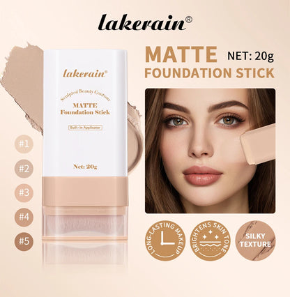 Skin Tint Foundation Stick 6 Colors Balm Serum Boosted Smooth Plumper Hight Coverage Travel Bronze Foundation Stick Makeup