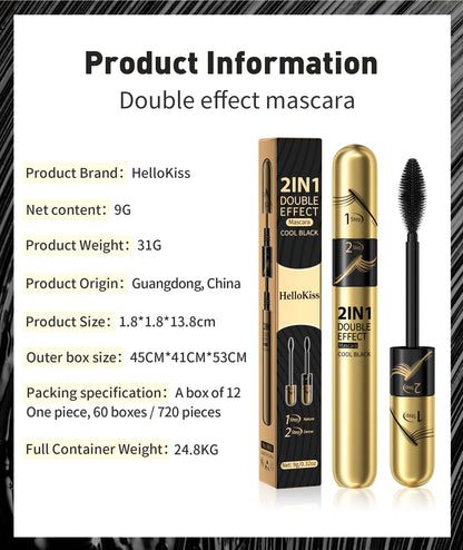4D Silk Fiber Lash Mascara Waterproof Rimel 3d Mascara For Eyelash Extension Black Thick Lengthening Eye Lashes Korean Cosmetics