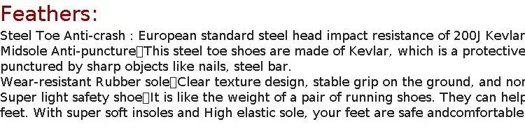Men Safety Boots Welder Safety Shoes Anti-Smash Indestructible Safety Shoes Men Work Boots Steel Toe Security Boots Footwear