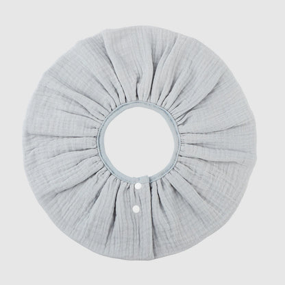 INSULAR 4 Layer Gauze Baby Bibs 100% Cotton Floral Burp Cloths Newborn Skin-friendly Absorbent Infant Towel Breathable 0-1Y