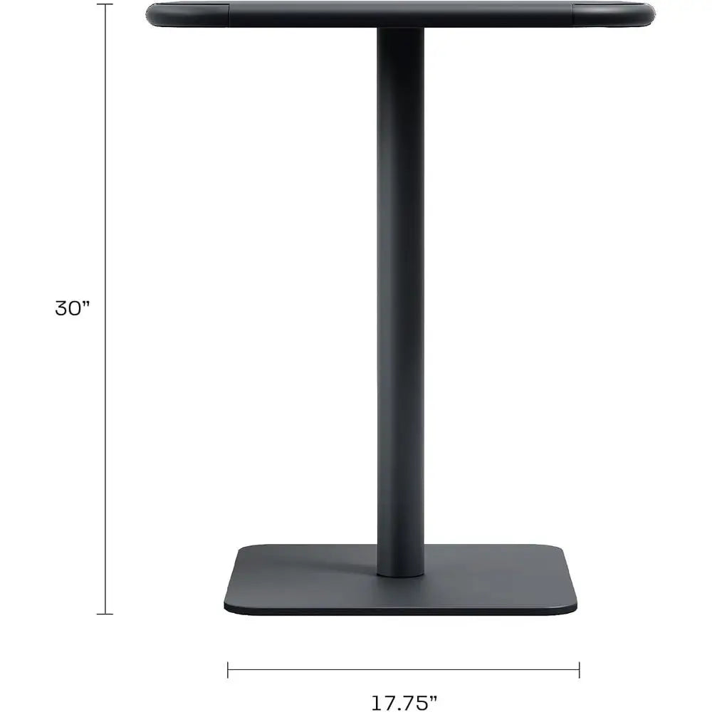 Heavy-Duty Steel Bistro Table, Commercial Grade, Suitable for Indoor or Outdoor Use, 300 lbs Capacity, 24 Diameter x 30 Height,