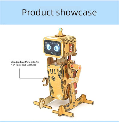 DIY Electric Voice Controlled Robot DIY Science Experiment Kit & Education Model Toy For Children Gift Toy Project