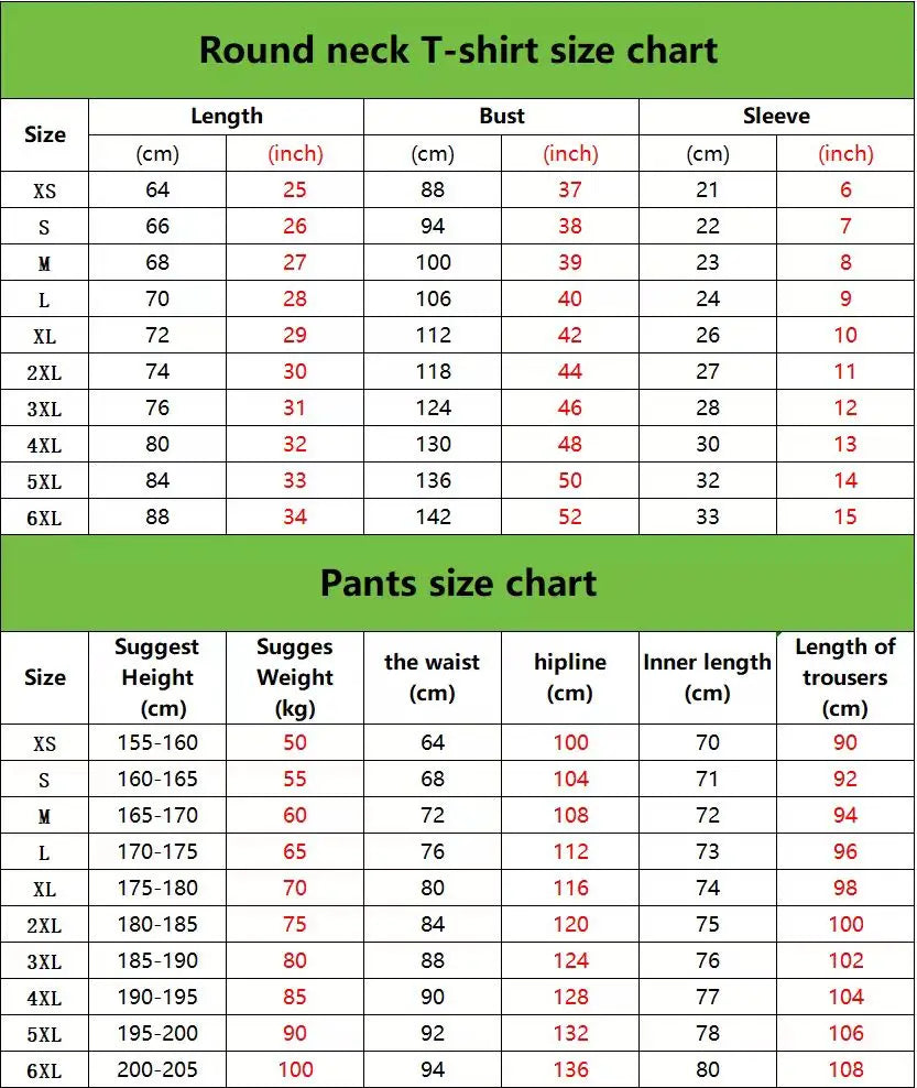New men's striped printed breathable and comfortable round neck T-shirt and pants set for summer outdoor leisure