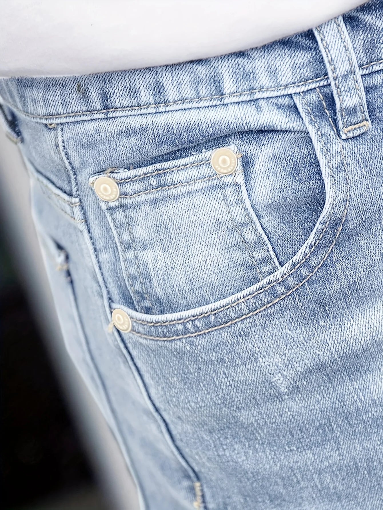 Autumn New Men's Stretch Jeans European American Fashion Casual Vintage Washing Feet Elasticity Denim Trousers Male