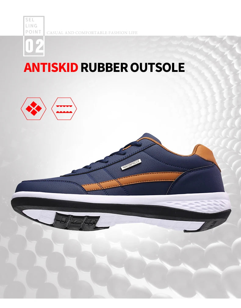 Men's fashionable casual shoes🥾,
Outdoor PU leather trend, 🙌
🍃light casual shoes and 🍃
☁️comfortable with laces, ☁️
Outdoor sports shoes🤾