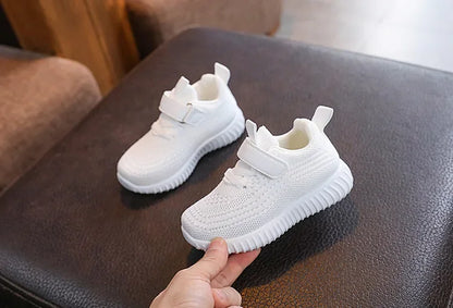 Spring Kid Shoes New Fashion Versatile Girl Sneakers Comfort Soft Sole Anti Slip Simple Boy Shoe Breathable Classic Casual Shoes