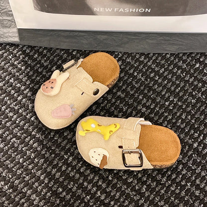 Kid's House Slippers 2025 New Cute Animal  Boy Child Slipper Non-slip Versatile Toddlers Girls Causal Flat Shoes Fashion Cartoon