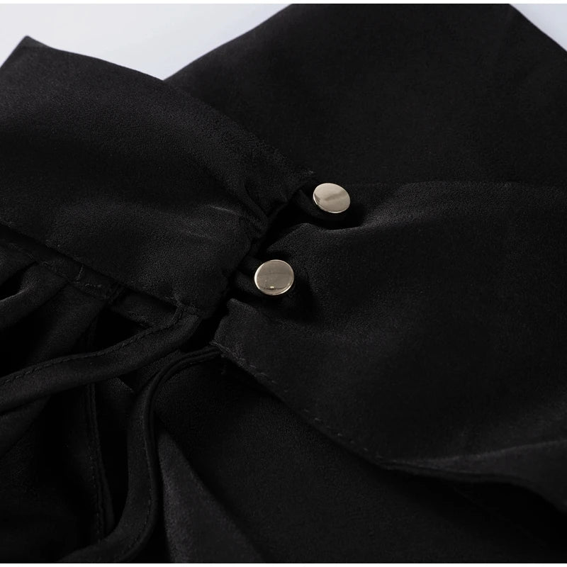 Ribbon Satin Long Party Dress Women Elegant Solid Sleeveless Female Backless Dresses 2026 Summer Autumn Lady Evening Club Gowns