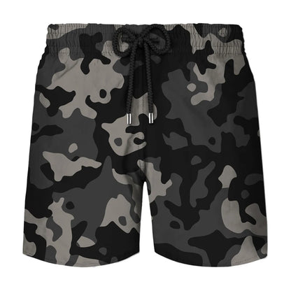 Fashion Camouflage Graphic Beach Shorts For Men Summer Casual Daily Wear 3D Printed Short Pants Loose Streetwear Board Shorts