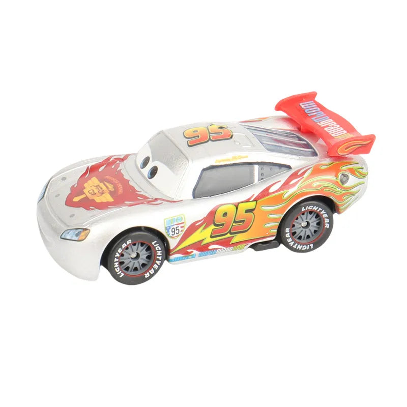 Cars Pixar Cars Lightning McQueen rhapsody matador bulldozer truck Mater harvester 1:55 Diecast Metal Car Model Toy
