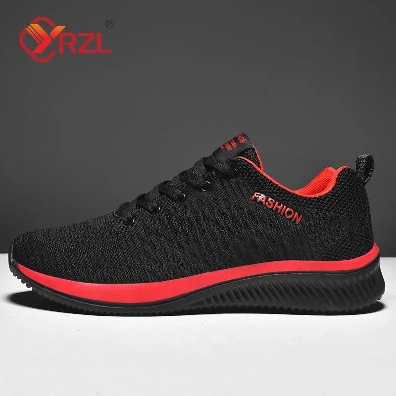 YRZL Sneakers Men Running Shoes Lightweight Sport Classical Mesh Breathable Casual Shoes Fashion Non Slip Shoes for Men