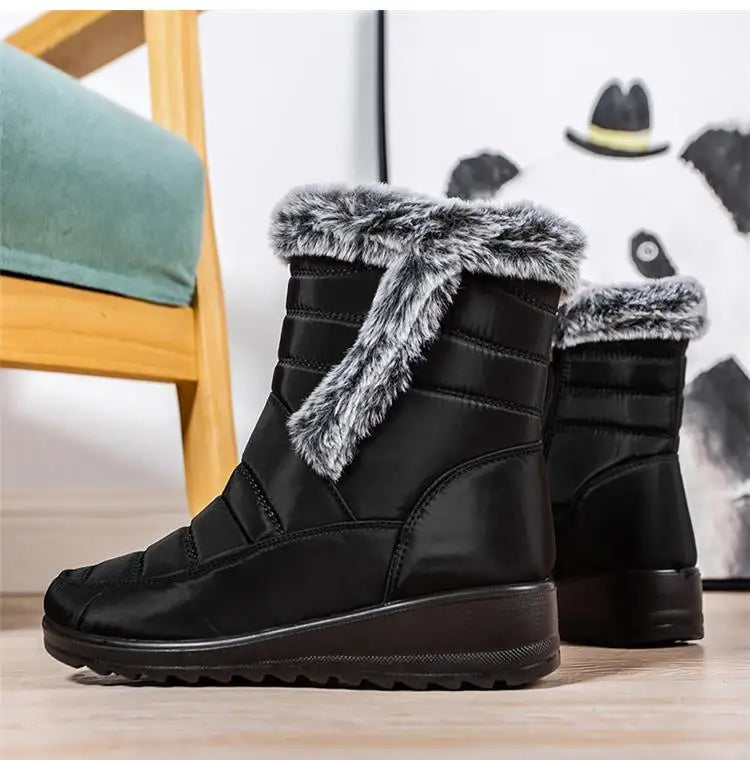 Women's Boots Snow Fashion Shoes Woman Waterproof Shoes Women 2025 Trend Ankle Boots Platform Botas Mujer Boots For Women