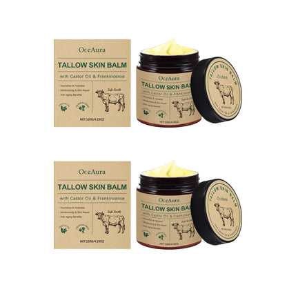 Beef Tallow Moisturizing Balm Wrinkle Remover Brightening Firming Smoothing Repair Fade Fine Lines Soft Facial Nourishing Cream
