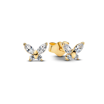 Hot Sale Original 925 Sterling Silver Cross Water Drop Butterfly Heart Earrings Fine Jewelry Trinkets For Women Anniversary Gift