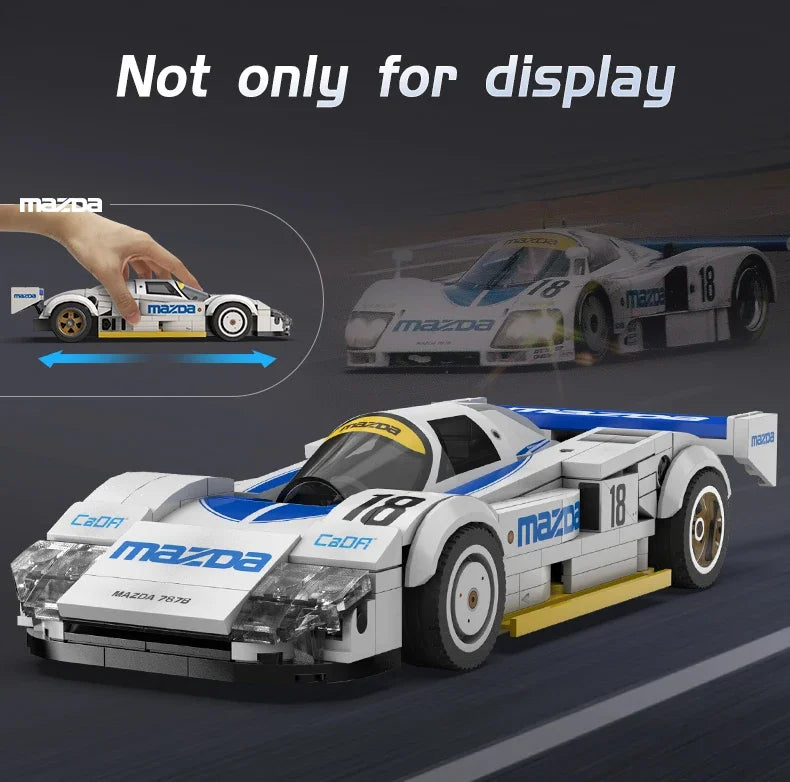 Cada 1:24 Technical Drift Racing Car C42 Sports Car Model Building Blocks City Endurance Sports-Car Bricks Toys For Kid Gifts