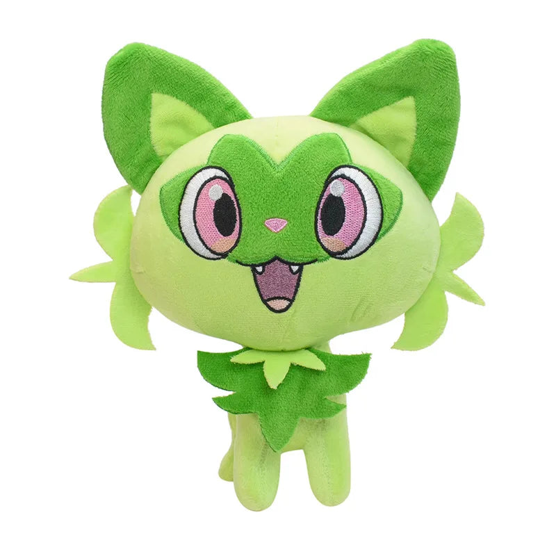 New Sprigatito Evolution Floragato Meowscarada Plush Toy Pokemon Peluche Stuffed Doll Cartoon Animals Cute Cats Birthday Gifts