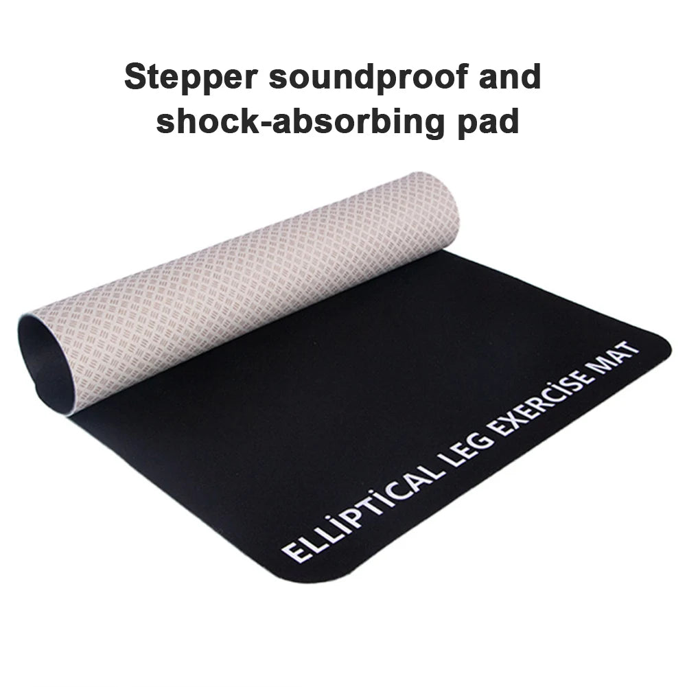 Ellipse Leg Exerciser Machine Mat Seated Foot Pedal Exerciser Mat Soft Stepper Floor Mat Enhance Stability for Fitness Sports