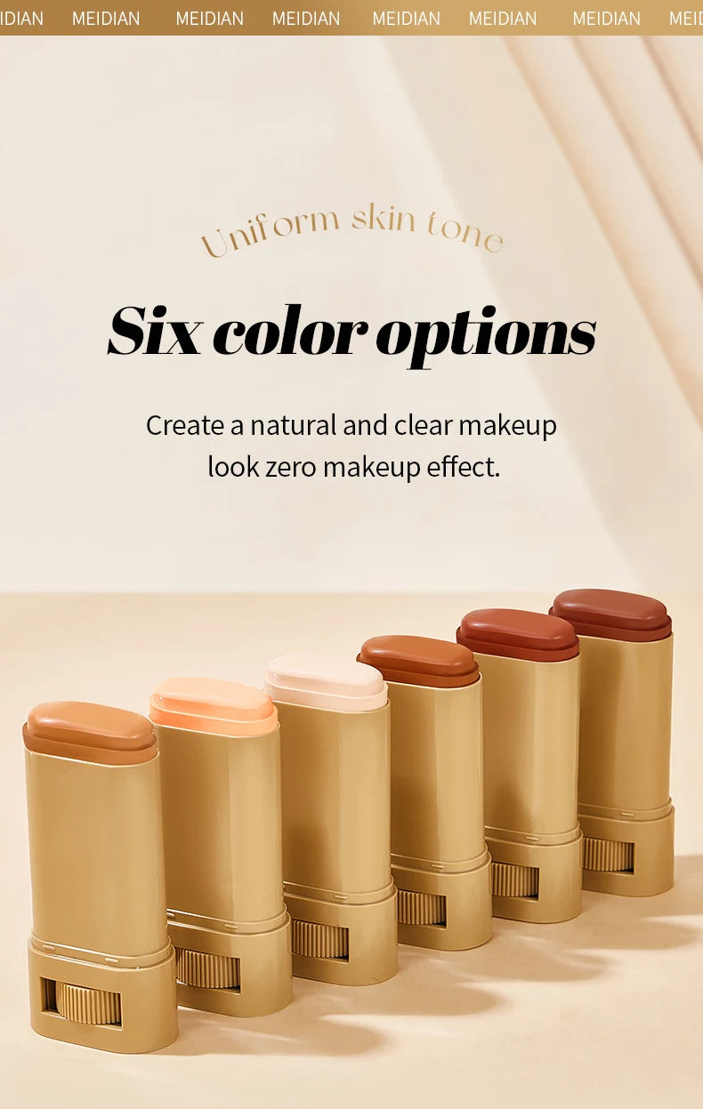 Bronze Foundation Stick Serum Boosted Skin Tint Silky Texture Moisturizing Coverage Concealer Base Even Skin Tone Makeup