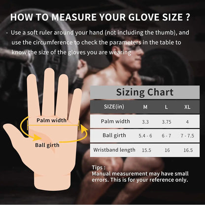 Gym Gloves for Men Women Fitness Weight Lifting Wristband Gloves Body Building Training Sports Exercise Cycling Glove Shockproof