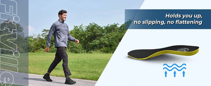 Fitville Newest Walking Shoes For Men Wide Width Thicker Cushioning Sneaker Bouncy Running Shoe Workout Gym Athletic