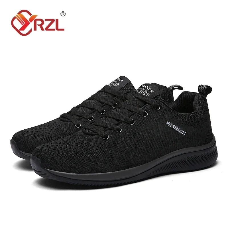 YRZL Sneakers Men Running Shoes Lightweight Sport Classical Mesh Breathable Casual Shoes Fashion Non Slip Shoes for Men