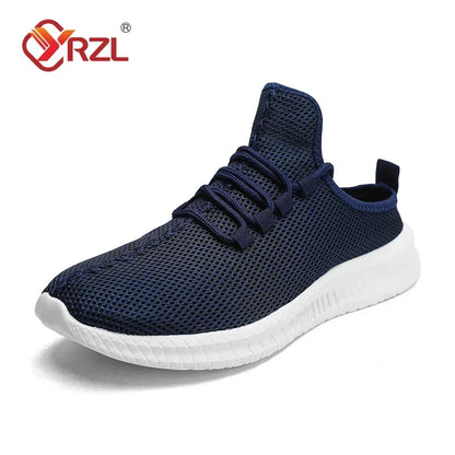 YRZL Men Casaul Slippers Lightweight Non Slip Breathable Mesh Shoes Half Slippers Outdoor Summer Loafers Lazy Shoe for Men