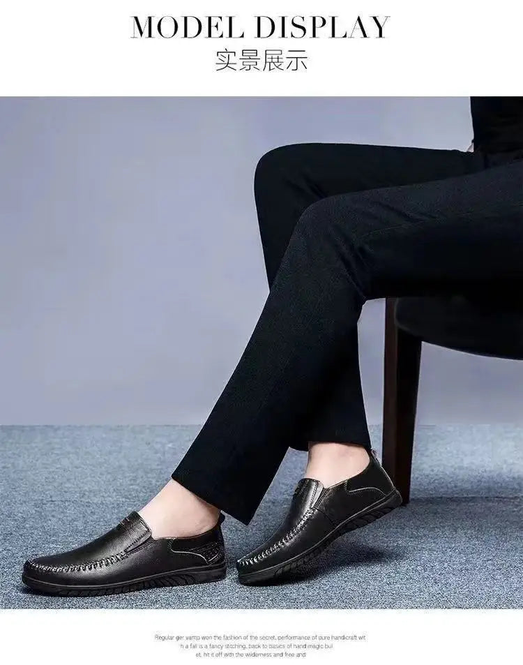 Man Summer Sneakers High Quality Handmade Leather Luxury Men's Shoe Casual Outdoor Flat Bottom Driving Shoes Zapatos De Hombre