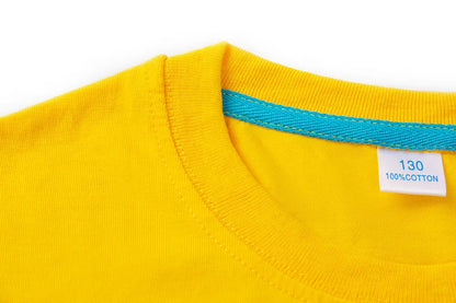 Boys Girls music Print Noctilucence Luminous T-shirts Summer men woman Kids Neon Party Club Night Light Punk Tops Tees