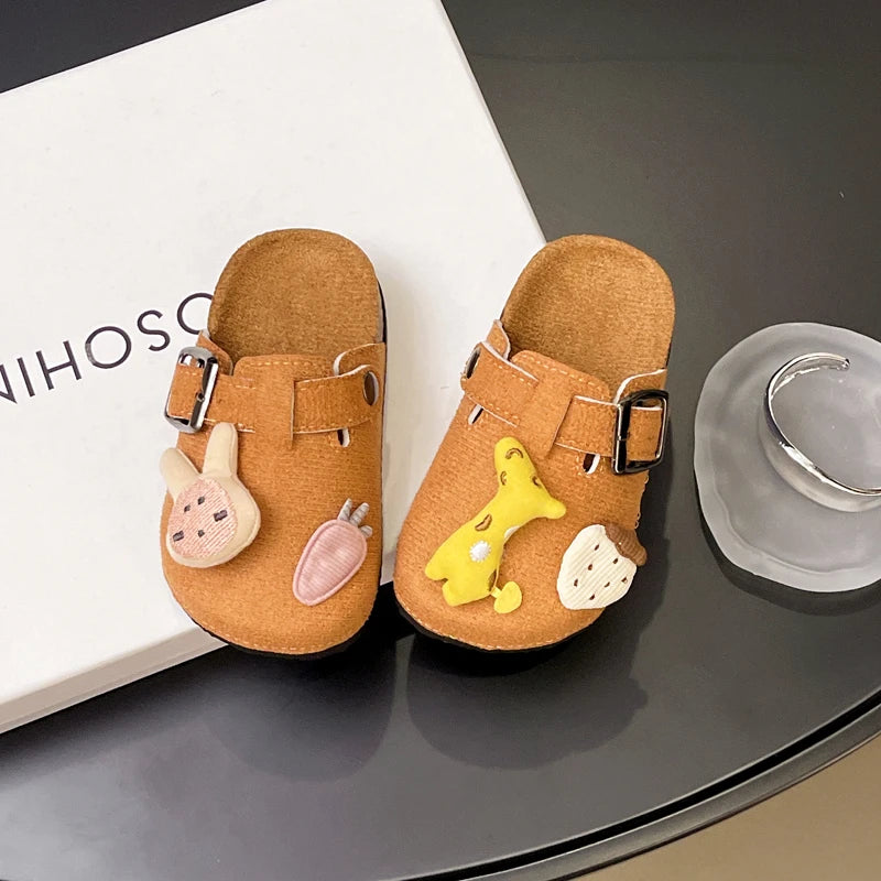 Kid's House Slippers 2025 New Cute Animal  Boy Child Slipper Non-slip Versatile Toddlers Girls Causal Flat Shoes Fashion Cartoon