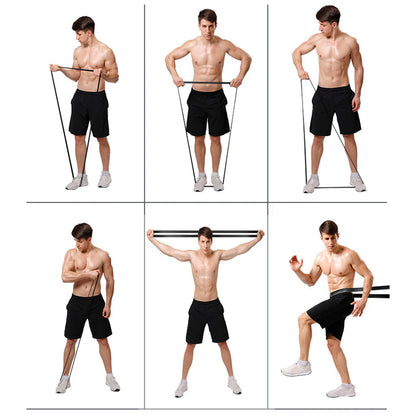 Resistance Bands Exercise Elastic Workout Ruber Loop Strength Rubber Band Gym Fitness Equipment Training Expander Unisex