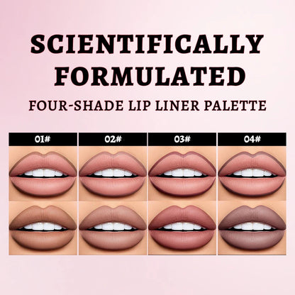 QIBEST Matte Liquid Lipliner Pencil Waterproof Plumping Stain Lipstick Natural Lip Liner Outline Lips Contour Pen Cosmetics
