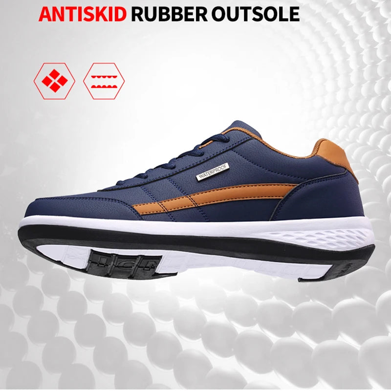 Men's fashionable casual shoes🥾,
Outdoor PU leather trend, 🙌
🍃light casual shoes and 🍃
☁️comfortable with laces, ☁️
Outdoor sports shoes🤾