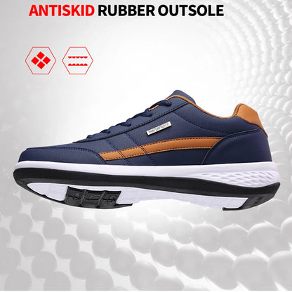 Men's fashionable casual shoes🥾,
Outdoor PU leather trend, 🙌
🍃light casual shoes and 🍃
☁️comfortable with laces, ☁️
Outdoor sports shoes🤾