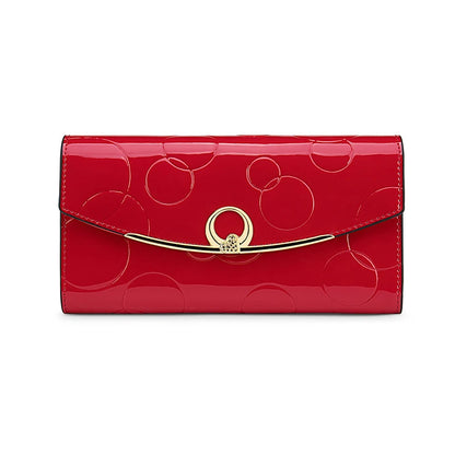 Womens Wallets Carteras Para Mujer Long Purse for Women with Cell Phone Pocket Luxury Designer Leather Wallet RFID Protect